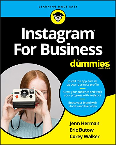 Book Cover Instagram For Business For Dummies