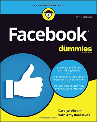 Book Cover Facebook For Dummies