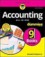 Book Cover Accounting All-in-One For Dummies with Online Practice