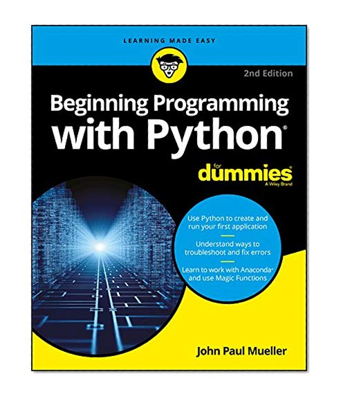Book Cover Beginning Programming with Python For Dummies