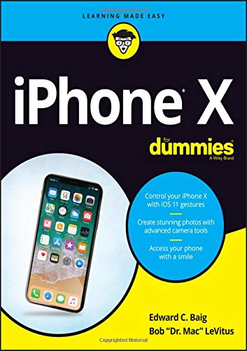 Book Cover iPhone X For Dummies (For Dummies (Computer/Tech))