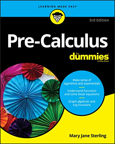 Book Cover Pre-Calculus For Dummies