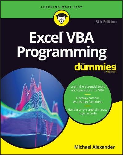 Book Cover Excel VBA Programming For Dummies