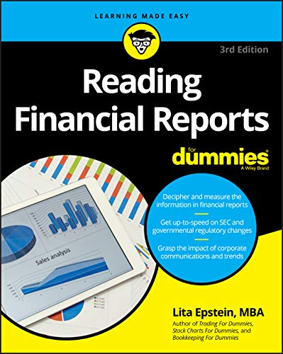Book Cover Reading Financial Reports For Dummies, 3rd Edition (Learning Made Easy For Dummies (Business & Personal Finance))