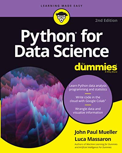Book Cover Python for Data Science For Dummies, 2nd Edition (For Dummies (Computer/Tech))
