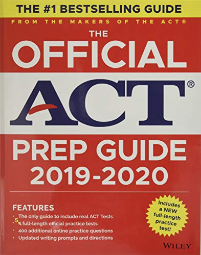 Book Cover The Official ACT Prep Guide 2019-2020, (Book + 5 Practice Tests + Bonus Online Content)