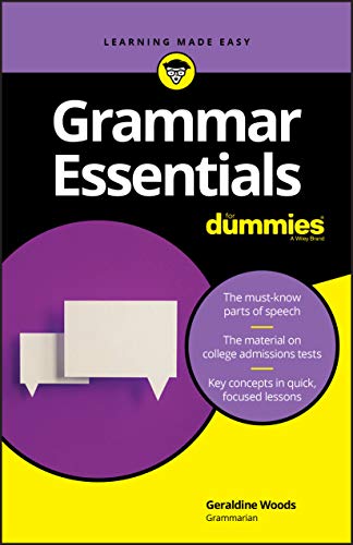 Book Cover Grammar Essentials For Dummies (For Dummies (Language & Literature))