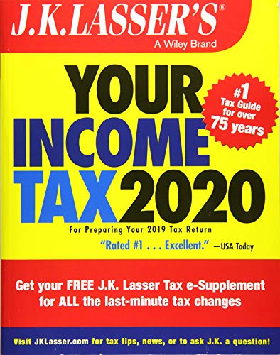 Book Cover J.K. Lasser's Your Income Tax 2020: For Preparing Your 2019 Tax Return