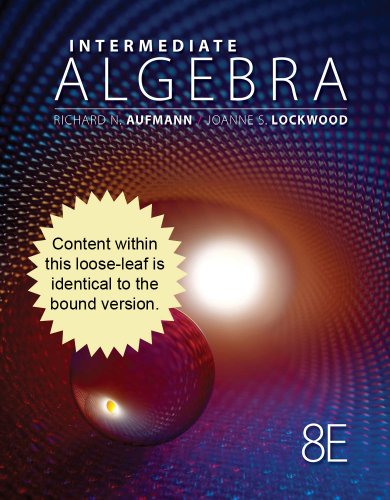 Cengage Advantage Books: Intermediate Algebra with Applications