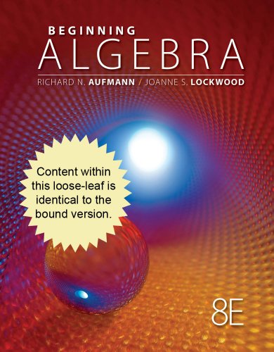 Cengage Advantage Books: Beginning Algebra