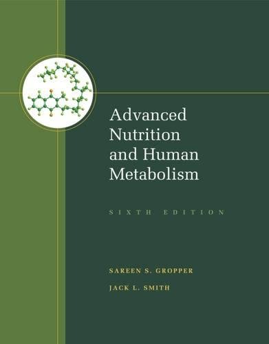 Book Cover Advanced Nutrition and Human Metabolism