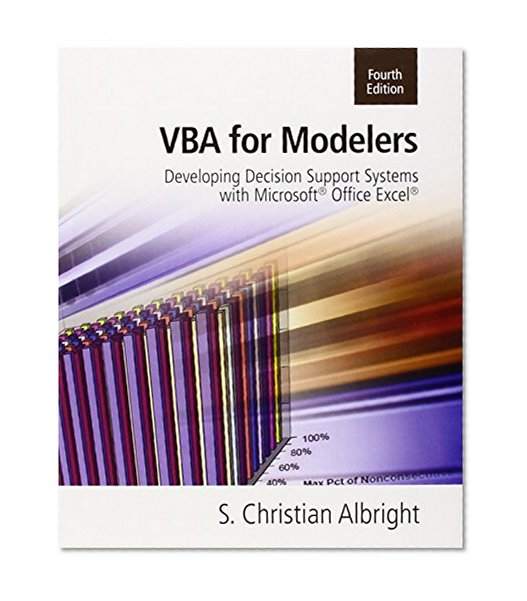 Book Cover VBA for Modelers: Developing Decision Support Systems (with Microsoft Office Excel Printed Access Card)