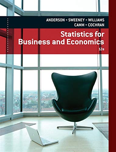 Book Cover Statistics for Business and Economics