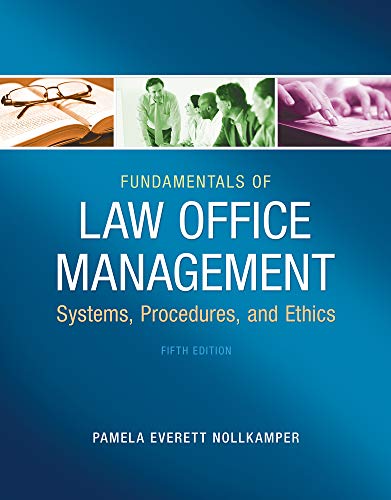 Book Cover Fundamentals of Law Office Management
