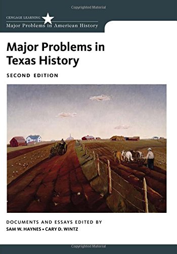 Book Cover Major Problems in TX Hist 2e (Major Problems in American History Series)
