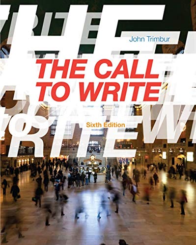 Book Cover The Call to Write