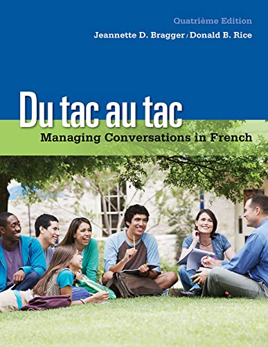 Du tac au tac: Managing Conversations in French (with Premium Web Site, 4 terms (24 months) Printed Access Card) (World Languages)