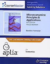 Aplia(TM), 1 term Printed Access Card for Hall/Lieberman's Principles of Microeconomics, 6th