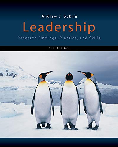 Book Cover Leadership: Research Findings, Practice, and Skills