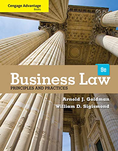 Book Cover Cengage Advantage Books: Business Law: Principles and Practices