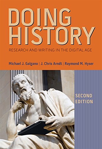 Book Cover Doing History: Research and Writing in the Digital Age