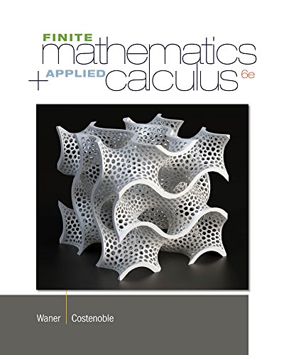 Book Cover Finite Math and Applied Calculus