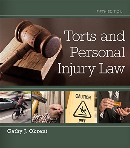 Book Cover Torts and Personal Injury Law