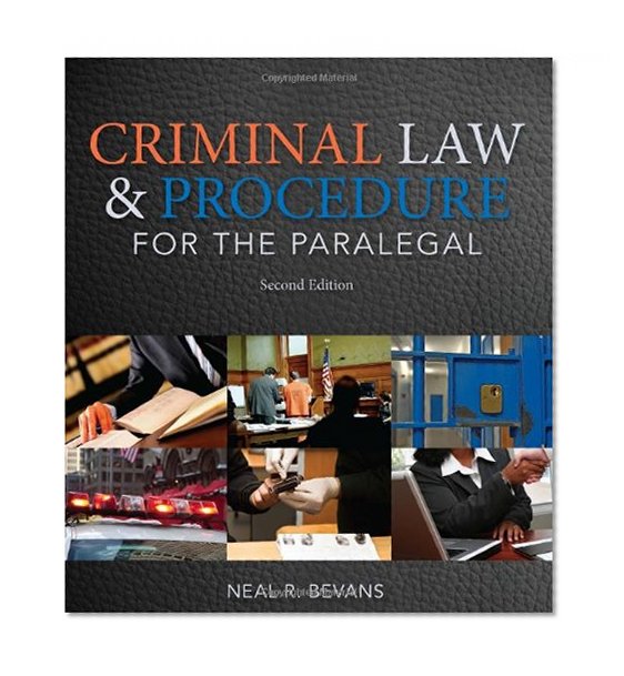 Book Cover Criminal Law and Procedure for the Paralegal