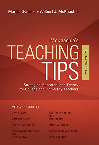 Book Cover McKeachie's Teaching Tips