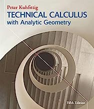 Book Cover Technical Calculus with Analytic Geometry