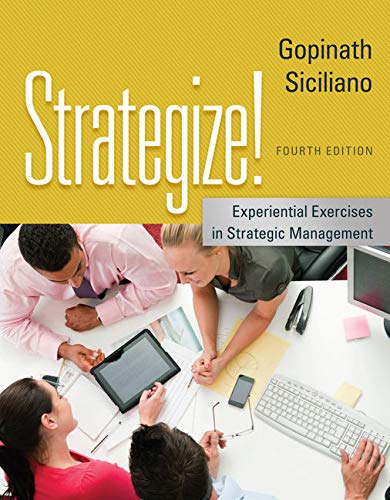 Book Cover Strategize!: Experiential Exercises in Strategic Management