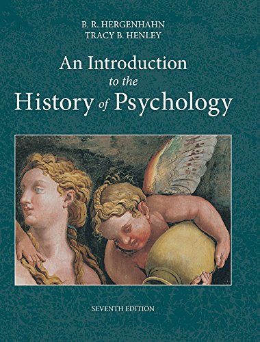 Book Cover An Introduction to the History of Psychology