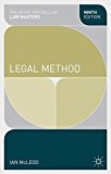 Legal Method (Palgrave Macmillan Law Masters)