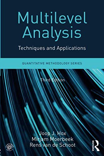 Book Cover Multilevel Analysis (Quantitative Methodology Series)