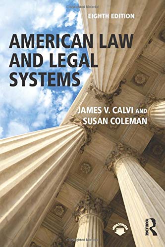 Book Cover American Law and Legal Systems