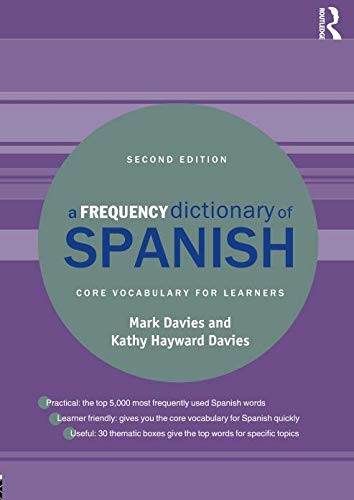 Book Cover A Frequency Dictionary of Spanish (Routledge Frequency Dictionaries)