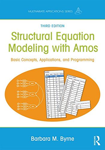 Book Cover Structural Equation Modeling With AMOS: Basic Concepts, Applications, and Programming, Third Edition (Multivariate Applications Series)