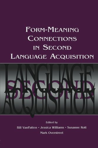 Form-Meaning Connections in Second Language Acquisition