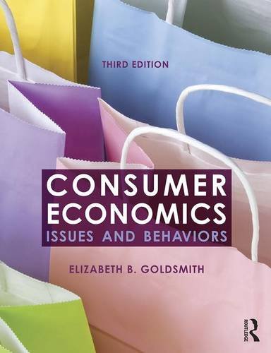 Book Cover Consumer Economics: Issues and Behaviors