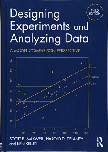 Book Cover Designing Experiments and Analyzing Data: A Model Comparison Perspective, Third Edition