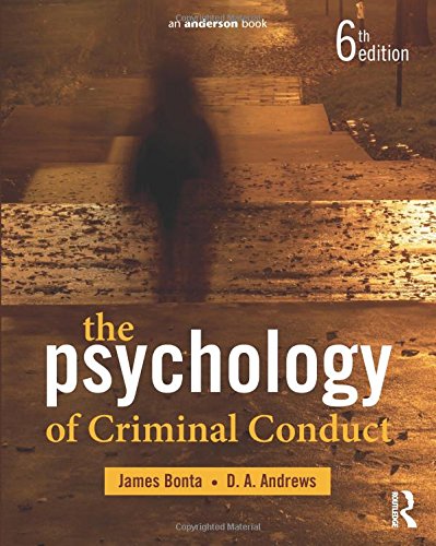 Book Cover The Psychology of Criminal Conduct