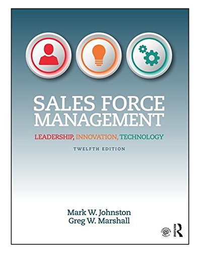 Book Cover Sales Force Management: Leadership, Innovation, Technology