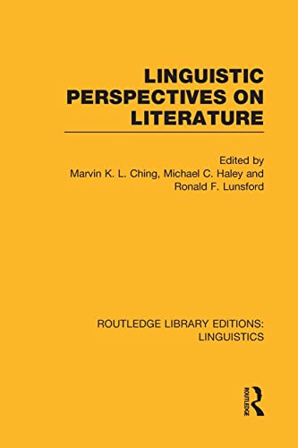 Linguistic Perspectives on Literature (Routledge Library Editions: Linguistics)
