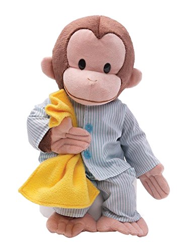 Book Cover GUND Curious George Pajamas Monkey Stuffed Animal Plush, 16
