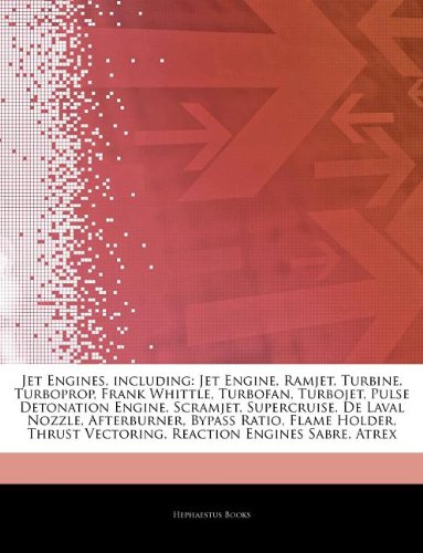 Jet Engines, including: Jet Engine, Ramjet, Turbine, Turboprop, Frank Whittle, Turbofan, Turbojet, Pulse Detonation Engine, Scramjet, Supercruise, De ... Vectoring, Reaction Engines Sabre, Atrex