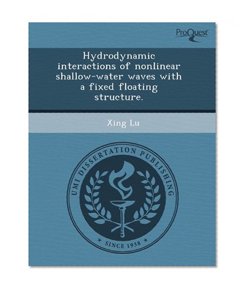 Hydrodynamic interactions of nonlinear shallow-water waves with a fixed floating structure.