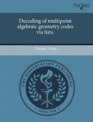 Decoding of multipoint algebraic geometry codes via lists.