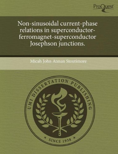 Non-sinusoidal current-phase relations in superconductor-ferromagnet-superconductor Josephson junctions.