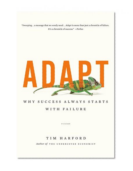 Book Cover Adapt: Why Success Always Starts with Failure