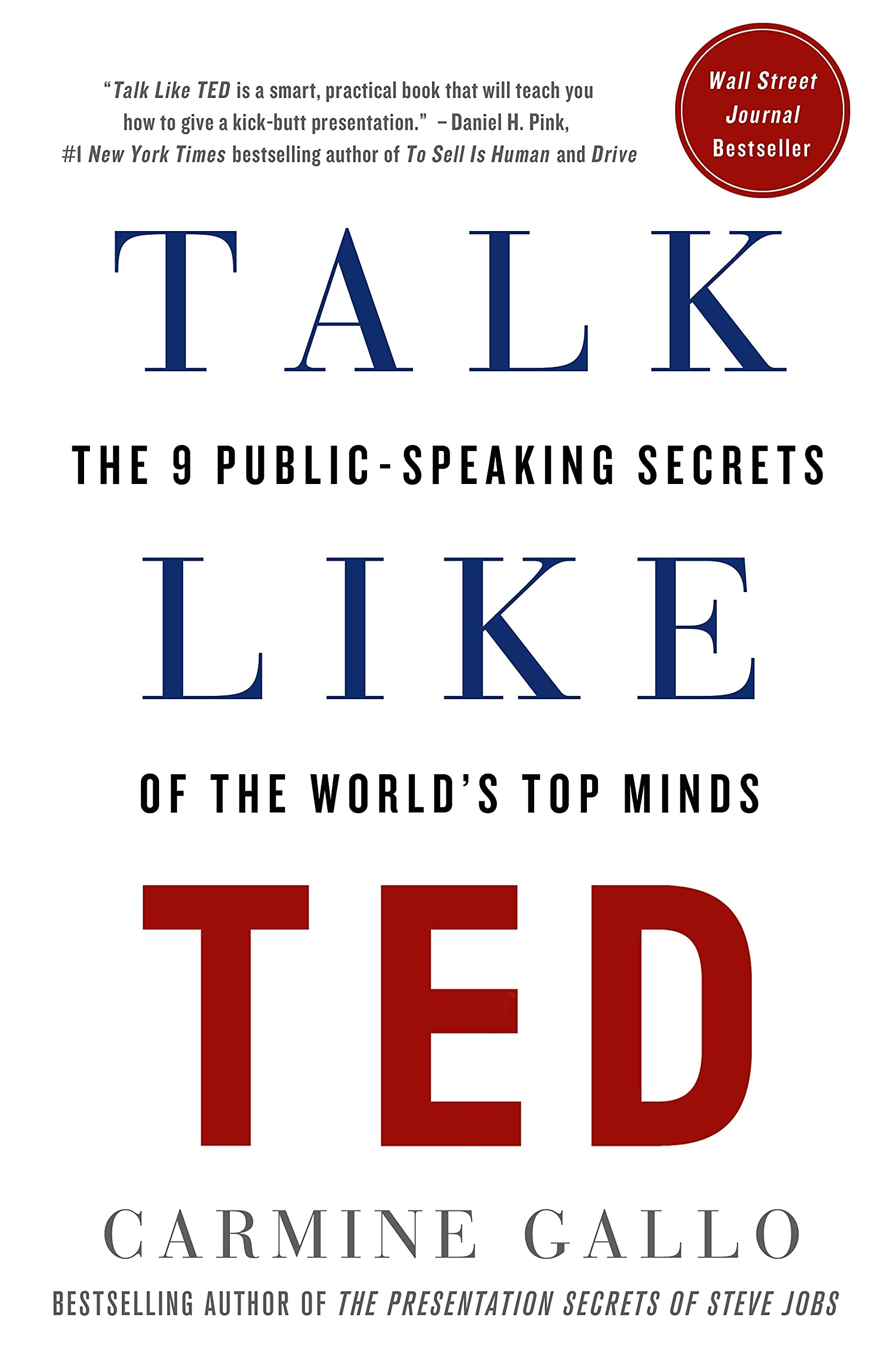 Book Cover Talk Like TED: The 9 Public-Speaking Secrets of the World's Top Minds